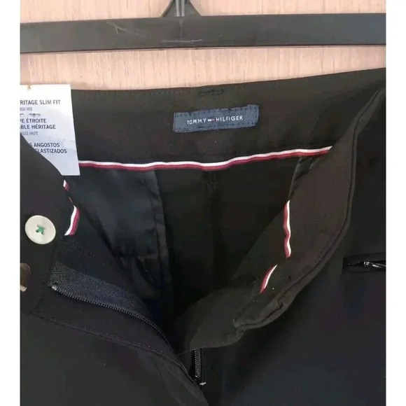 Tommy Hilfiger 14 Womens The Flex Heritage Slim‎ Pants High Rise - Picture 4 of 10